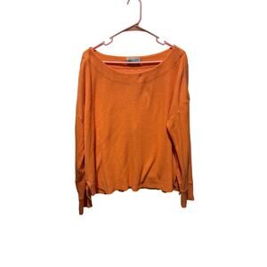 Saturday Sunday by Anthropologie Waffle Knit Long Sleeve Shirt Size XL